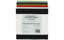 Load image into Gallery viewer, Wool Blend 6"x6" Felt Squares - Darks