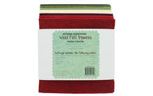Load image into Gallery viewer, Wool Blend 6"x6" Felt Squares - Holiday