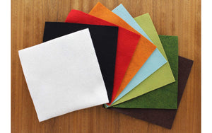 Wool Blend 6"x6" Felt Squares - Darks