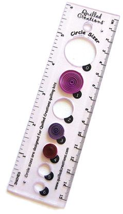 Quilling Circle Sizer