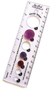 Quilling Circle Sizer