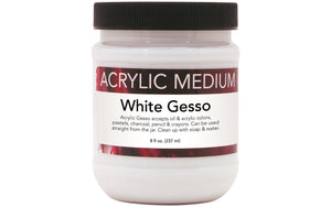 Acrylic Gesso, 8oz, White