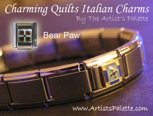 Bear Paw Italian Charm
